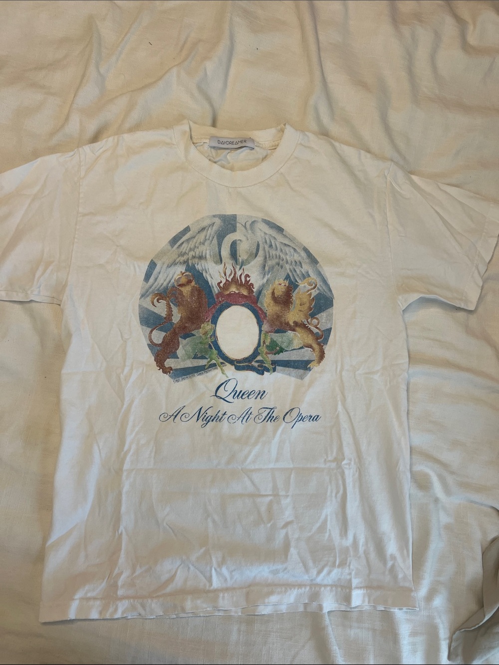 Que White 'A Night At The Opera' Graphic Short Sleeve Tee